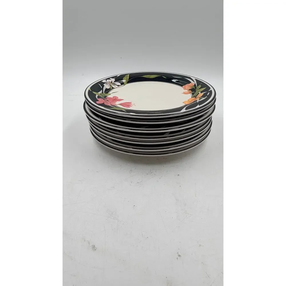 Sangostone 7 5/8” Salad Plate Sango #3665 Memories Set of 6